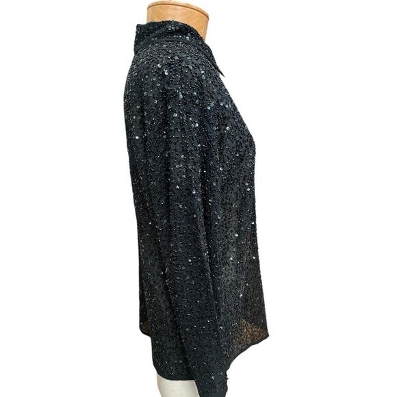 Chicos dazzling sparkle cardigan/top. Gorgeous statement piece for your event. - Picture 7 of 11